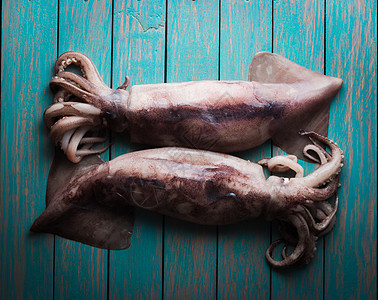 鱿鱼探者笨蛋海鲜乌贼木板烹饪气味食物萝卜美食图片