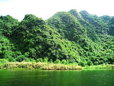 越南 宁平Trang An 宁平Ninh Binh蓝色假期孤独池塘钓鱼天气风景海洋天空漂浮图片