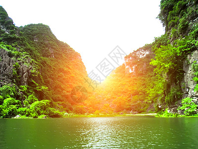 越南 宁平Trang An 宁平Ninh Binh天气漂浮天空风景假期池塘钓鱼海洋蓝色孤独图片