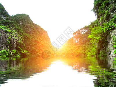 越南 宁平Trang An 宁平Ninh Binh钓鱼池塘孤独风景假期海洋漂浮天气天空蓝色图片