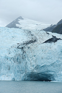 远冰冰川风景冰山旅游蓝色锚地白色荒野旅行公园环境图片