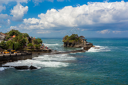 印度尼西亚巴厘岛海边悬崖历史宗教旅行热带情调天空石头异国日落图片