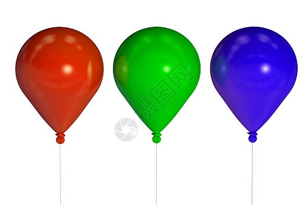 三党气球背景图片