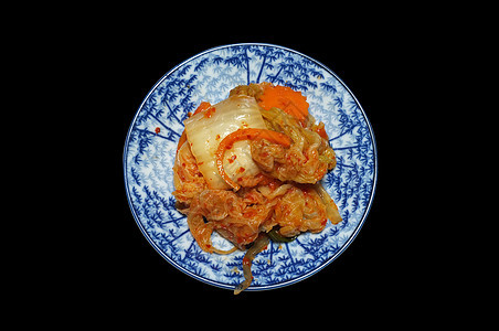 Kimchi 韩国蔬菜沙拉饮食文化香料营养味道调味品美食食物萝卜烹饪图片