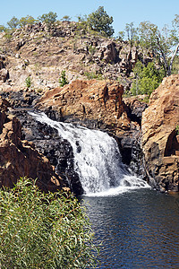 澳大利亚Nitmiluk国家公园岩石旅行瀑布领土远足旅游高端景点风景地区图片
