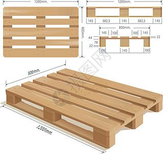木制托盘木材仓储购物包装贮存运输形状棕色加载后勤图片