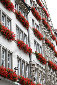 德国巴伐利亚慕尼黑大楼历史性建筑物天空地标房子街道历史旅行旅游吸引力图片