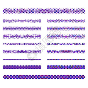 设计元件  像素文本分隔线设置边缘统治者长方形界面边界分隔器紫色页脚网页正方形图片