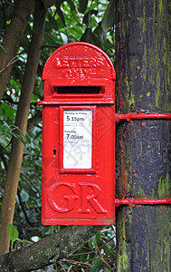 农村邮箱总局邮筒收藏邮件乡村盒子信箱邮局红色服务背景图片