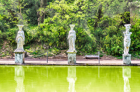 哈德里安别墅的Caryatides 雕像 Ti考古学场景吸引力纪念碑旅游帝国论坛旅行风景地标图片