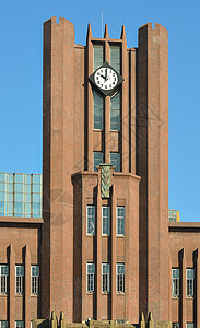 东京大学时钟塔大楼;上午10时;日本背景