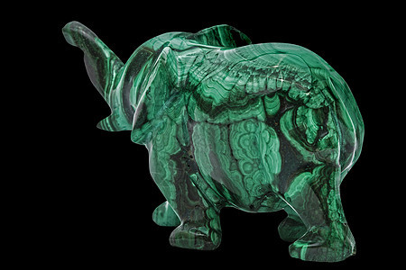 以黑背景隔绝的麦芽酸大象雕像塑像哺乳动物文化动物纪念品身体小路剪裁手工野生动物图片