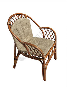 电椅手臂工艺编织家具椅子甘蔗扶手椅复古家庭软垫图片