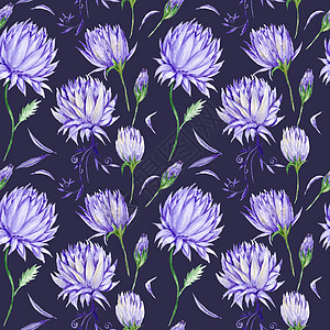 紫花的深色浪漫模式图片