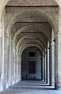 意大利帕尔马Pilota宫城堡砖块旅行博物馆建筑假期观光圆柱形历史艺术图片
