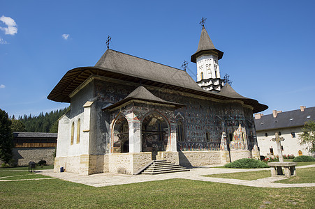 莫尔达维亚的绘画教堂图片