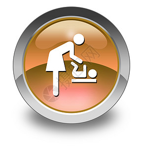图标按钮立方图婴儿变化卫生指示牌车站徽标卫生间文字洗手间苗圃贴纸孩子图片