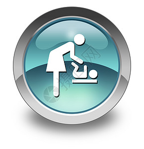 图标按钮立方图婴儿变化纸尿裤纽扣文字指示牌浴室标识卫生车站儿童卫生间图片