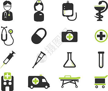 医疗简单图标药物管子救护车注射器帮助护士医院杯子担架沙发图片