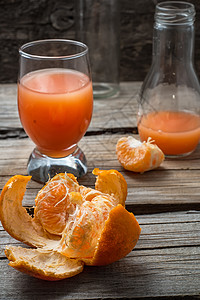 木制本底热带柑橘树水果鲜果汁橙子热带柠檬食物玻璃饮料黄色图片