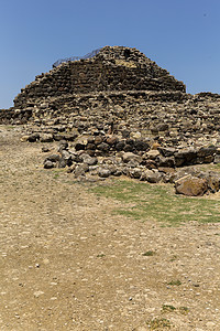 苏努拉西撒丁岛寺庙历史性纪念碑遗产巨石废墟历史石头考古学城堡图片