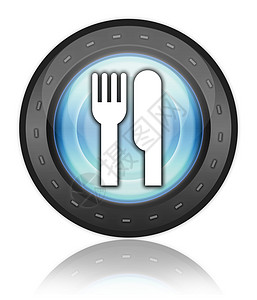 图标 按钮 平方图 食堂 餐厅烹饪标识早餐纽扣贴纸美食用餐象形晚餐文字图片