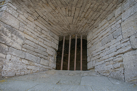 警卫塔石头堡垒选票守护旅游背景图片