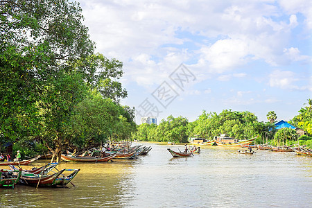 缅甸的渔船 渔船图片