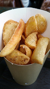 薯条马铃薯炉蔬菜食物午餐小吃风格楔子包装纸薯角宏观国家图片