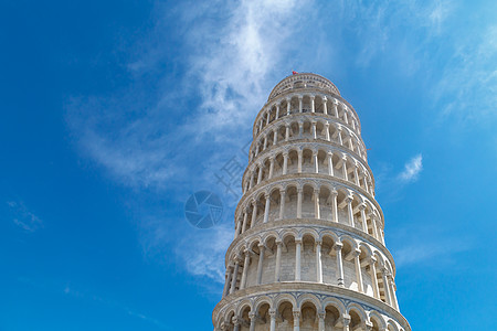 Pisa 塔视图艺术古董环境遗产建筑学花岗岩蓝色历史天空建筑图片