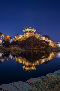 水原的华永堡垒 韩国著名的网关交通历史城市历史性堡垒道路地标城堡皇家图片