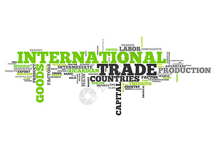 世界云云国际贸易国际贸易组织交换艺术品经济插图世界拼贴画国际贸易出口全世界背景图片