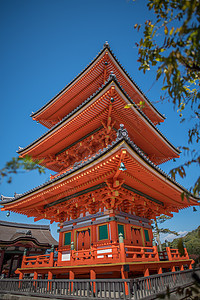 京都寺附近的太山二寺建筑学寺庙佛教徒宗教场景旅行文化信仰宝塔观光图片