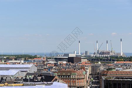 哥本哈根全景观建筑学城市生活地方建筑省会全景市中心国家地平线天线图片