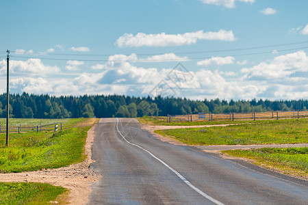 乡村道路的景象之地图片