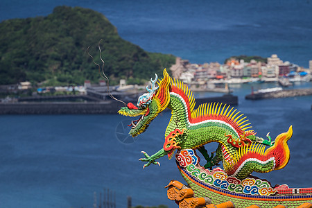 屋顶上的龙雕精神寺庙花园蚂蚁宗教建筑学历史旅游眼睛建筑图片