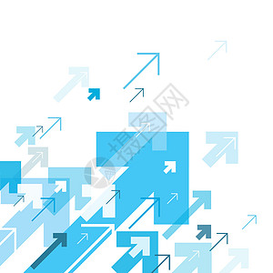 向上的蓝色箭头 向上运动 成功的概念封面设计 粘性物海浪插图商业横幅贸易公司卡片技术金融图表图片