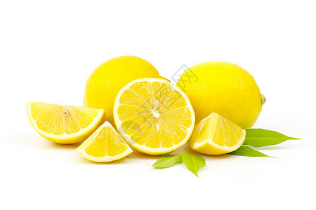 新鲜柠檬香橼种子果汁甜点烹饪白色叶子黄色食物饮食图片