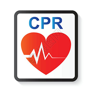 CPR 心肺复苏术 心脏和 ECG 心电图 基本生命支持和高级心脏生命支持的图像图片
