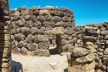 古城的废墟沉降历史性考古学余物远足城堡建筑学遗产石头文化图片