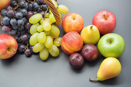 水果的果实甜点桃子饮食静物味道蓝色李子柳条团体维生素图片