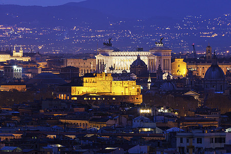 罗马全景(和Castel S纪念碑)图片