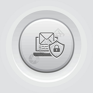 个人数据保护图标笔记本互联网电脑插图网络技术挂锁安全标识图片