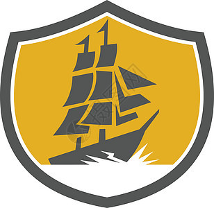 Galleon 高架船(Crest Retro)帆船图片