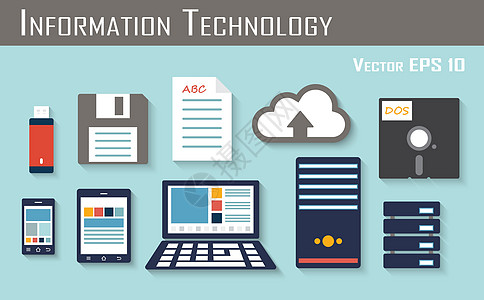 存储和电子设备 闪存驱动器或拇指驱动器 软盘 纸张 云服务器 DOS 智能手机 平板电脑 笔记本电脑 硬盘服务器背景图片