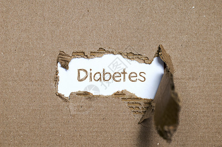 糖尿病这个词出现在撕破的纸后面治疗重量预防肥胖风险症状胰腺医疗保险饮食诊断图片