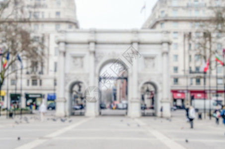 联合王国伦敦Marble Arch号大理石建筑中心重点分散的背景背景图片