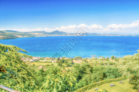 在意大利布拉卡诺湖空中巡视方面重点突出的背景背景地标城堡全景假期文化博物馆历史天空旅行蓝色图片