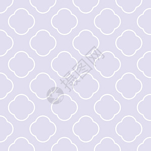 无缝矢量几何 图案背景白色装饰墙纸对角线菱形圆圈装饰品紫色风格背景图片