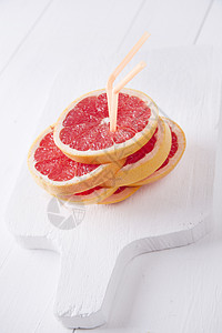 红葡萄树切片饮食热带红色食物水果橙子图片